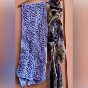 2 Wool blend scarves